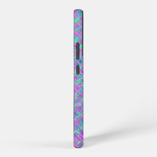 Neon Cyber Grid Samsung Galaxy Hülle (Rechte Seite)