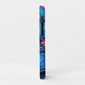 Neon Cyberpunk Astronaut Case-Mate iPhone Hülle (Hinten/Links)