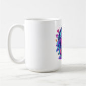 Neon-Cyberpunk-Gamer-Gehirn-Level-Up-Controller Kaffeetasse (Links)