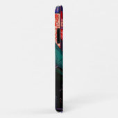 Neon Cyberpunk Metropole Case-Mate iPhone Hülle (Hinten/Rechts)