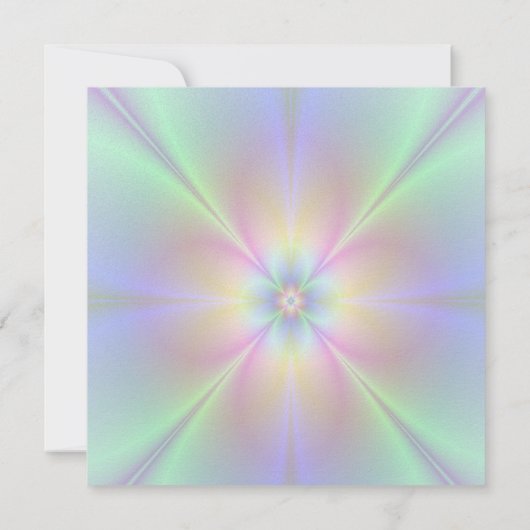 Neon Daisy Einladung (Rückseite)