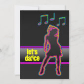 Neon Dance - Lasst uns Einladungen tanzen (Vorderseite)