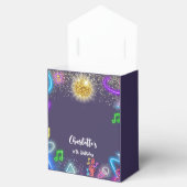 Neon Dance Party Geburtstag Geschenkschachtel (Geöffnet)