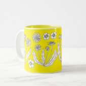 Neon Dandelion Tasse (Vorderseite Links)