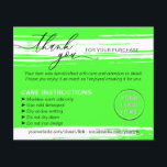 Neon Danke, dass Sie Tipps waschen Pflegeanleitung Flyer<br><div class="desc">Neon Danke, dass Sie Tipps waschen Pflegeanleitung</div>