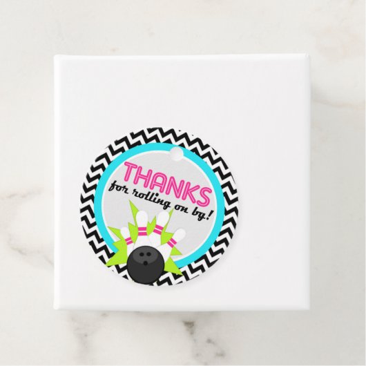 Neon danke für das Einschalten von Bowling Fevor T Geschenkanhänger (Beispiel)