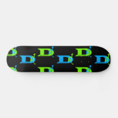 Neon Dd Marken-Logo Skateboard (Horizontal)