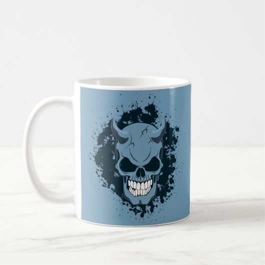 Neon Demon Skull Kaffeetasse (Links)