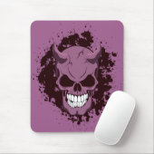 Neon Demon Skull Mousepad (Mit Mouse)