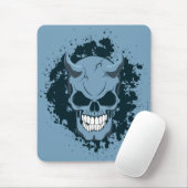 Neon Demon Skull Mousepad (Mit Mouse)