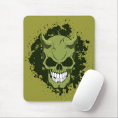 Neon Demon Skull Mousepad (Mit Mouse)