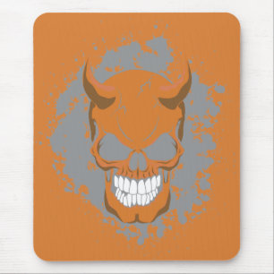 Neon Demon Skull Mousepad