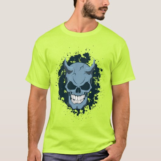 Neon Demon Skull T-Shirt (Vorderseite)