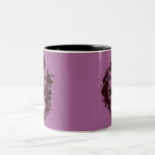 Neon Demon Skull Zweifarbige Tasse (Mittel)