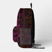 Neon der 80 bedruckter rucksack (Rechts)