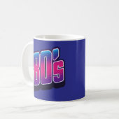 Neon der 80 kaffeetasse (Vorderseite Links)