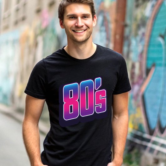 Neon der 80 T-Shirt