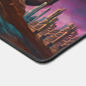 Neon Desert Dawn Schreibtischunterlage (Ecke)