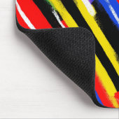 Neon-Diagonalstreifen-Geschwindigkeitsstoß Mousepad (Ecke)