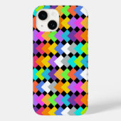 Neon Diamonds Case-Mate iPhone Hülle (Rückseite)