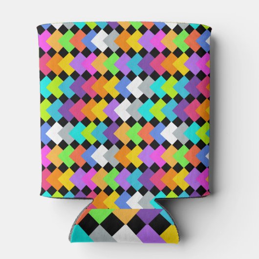 Neon Diamonds Dosenkühler (Rückseite)