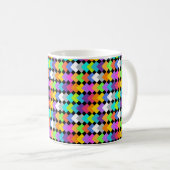 Neon Diamonds Kaffeetasse (VorderseiteRechts)