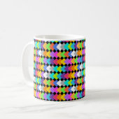 Neon Diamonds Kaffeetasse (Vorderseite Links)