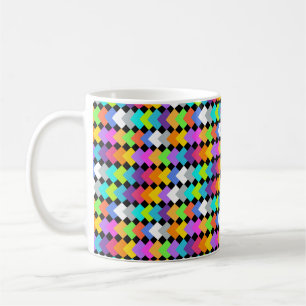 Neon Diamonds Kaffeetasse