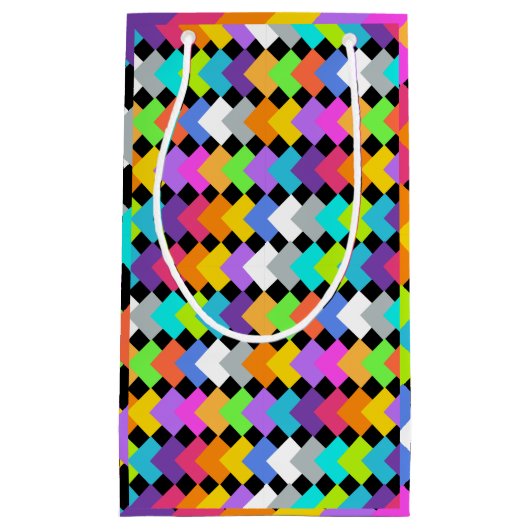 Neon Diamonds Kleine Geschenktüte (Vorderseite)