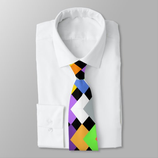 Neon Diamonds Krawatte (Gebunden)