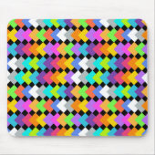 Neon Diamonds Mousepad (Vorne)