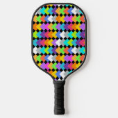 Neon Diamonds Pickleball Schläger (Vorderseite)