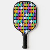 Neon Diamonds Pickleball Schläger (Rückseite)
