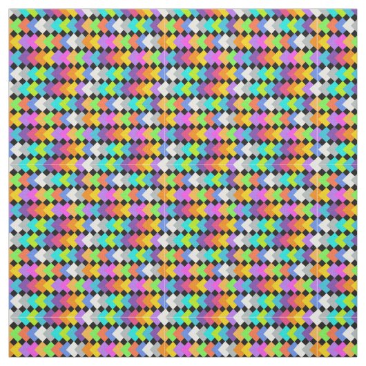 Neon Diamonds Stoff (Muster)