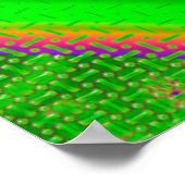 Neon Dichroic Psychedelic Poster (Ecke)