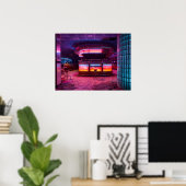 Neon-Diner Poster (Heimbüro)