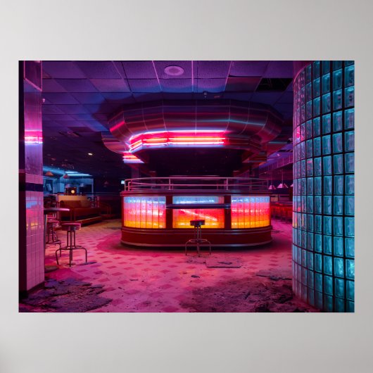 Neon-Diner Poster (Vorne)