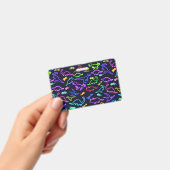 Neon Dinosaurier  Ausweis (Handheld)