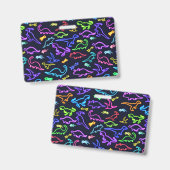 Neon Dinosaurier  Ausweis (Front & Back)