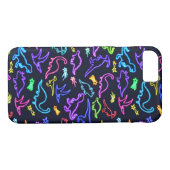 Neon Dinosaurier Case-Mate iPhone Hülle (Rückseite (Horizontal))