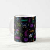Neon Disco Tasse (Vorderseite Links)