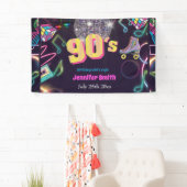 Neon Disco Vibes Retro Stytle der 90er Jahre Banner (Insitu)