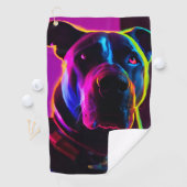 Neon Dog Golfhandtuch (Insitu)