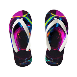 Neon Dog Kinderbadesandalen