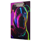 Neon Dog Klemmbrett (Links)