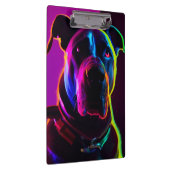 Neon Dog Klemmbrett (Rechts)