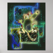Neon Dog Poster (Vorne)