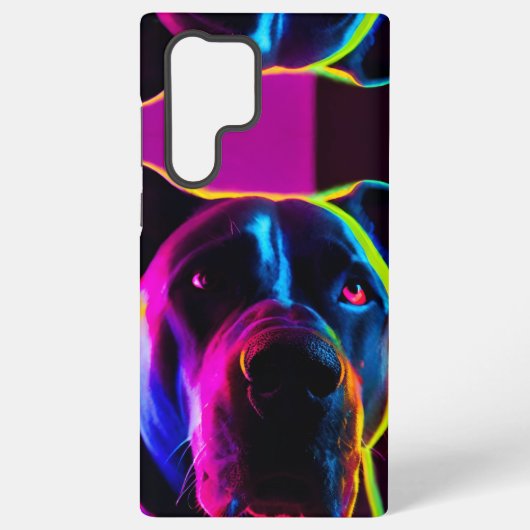 Neon Dog Samsung Galaxy Hülle (Rückseite)