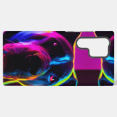 Neon Dog Samsung Galaxy Hülle (Rückseite (Horizontal))