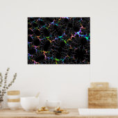 Neon Doily Poster (Küche)